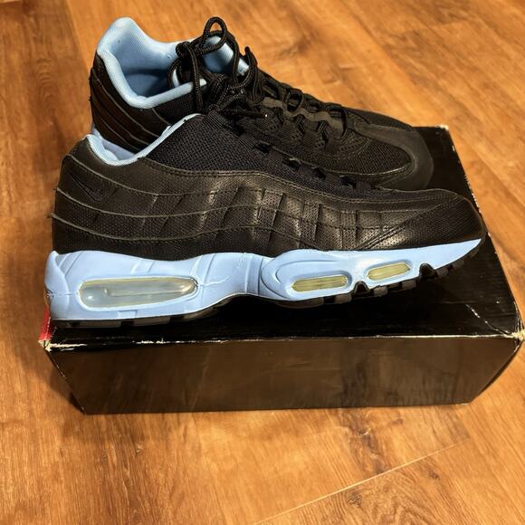 Nike Air Max 95 Sneakers Attack Pack University Blue Black Mens 9.5 609048-026 - Picture 1 of 10